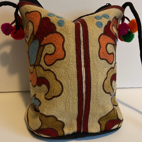 Embroider Small Detail Light Market Sac - Picture 3 of 10